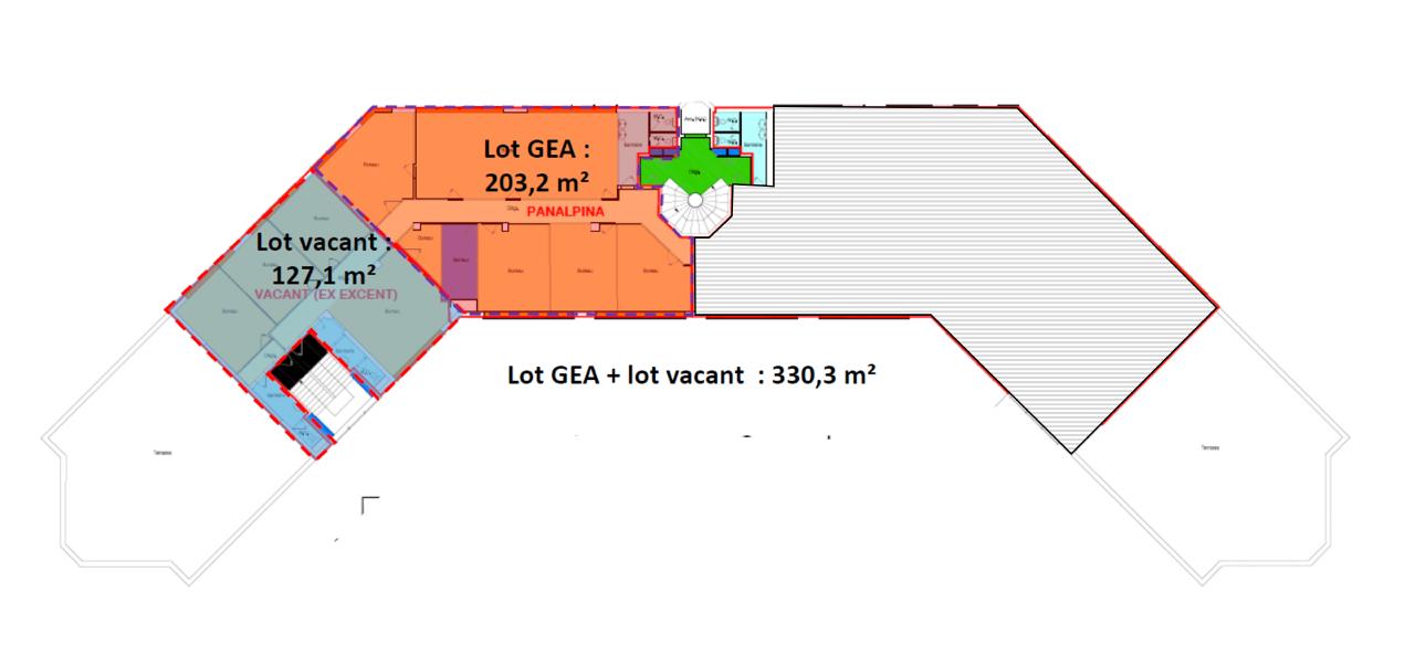 Bureau Bouguenais 330m² Location bureau Bouguenais Loire-Atlantique OLBUR2423972 1